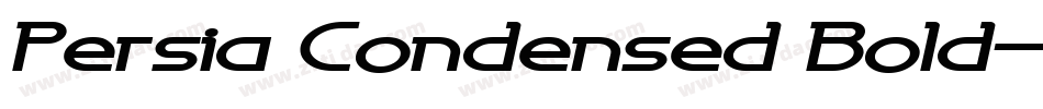 Persia Condensed Bold字体转换